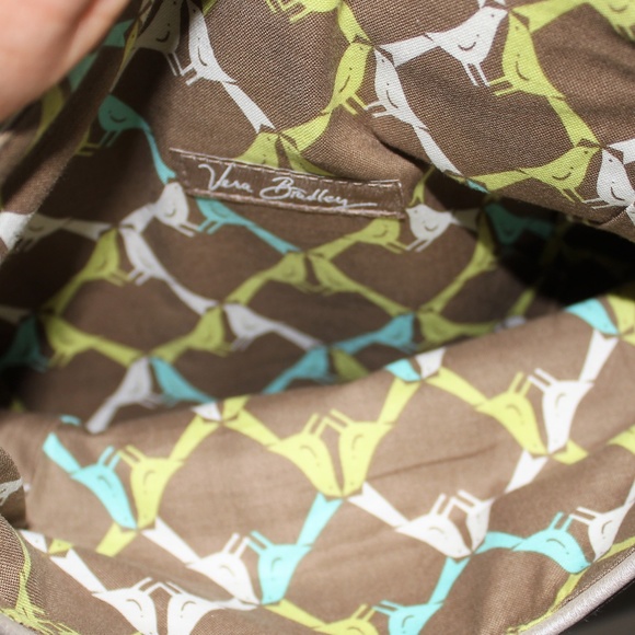 NWOT Vera Bradley Fold Over Wristlet/Clutch Gold - Picture 5 of 6